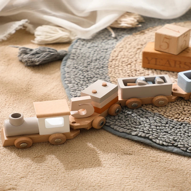 Tren de Madera para Bebés
