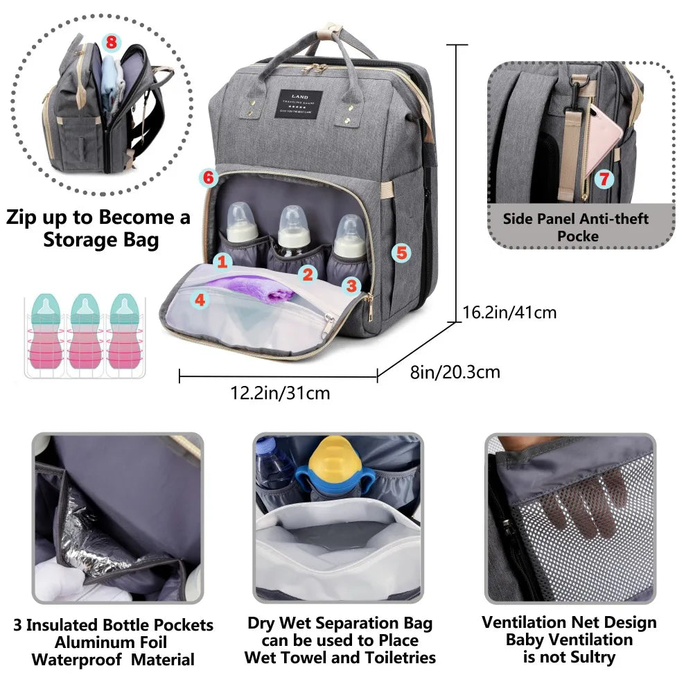 Mochila para Pañales de Bebé