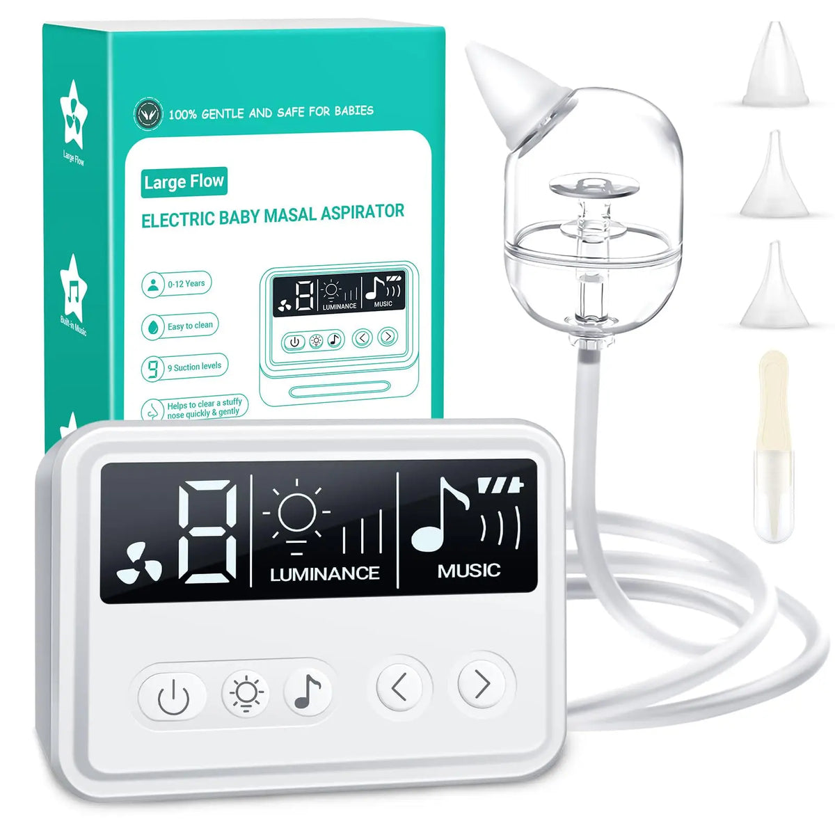 Aspirador Nasal Eléctrico para Bebé