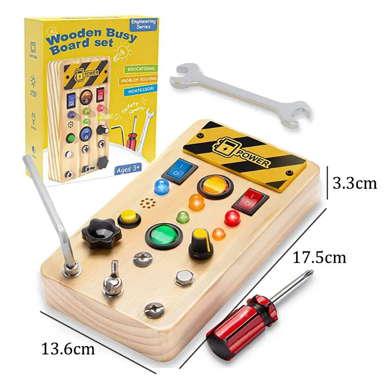 Tablero Montessori Sensorial