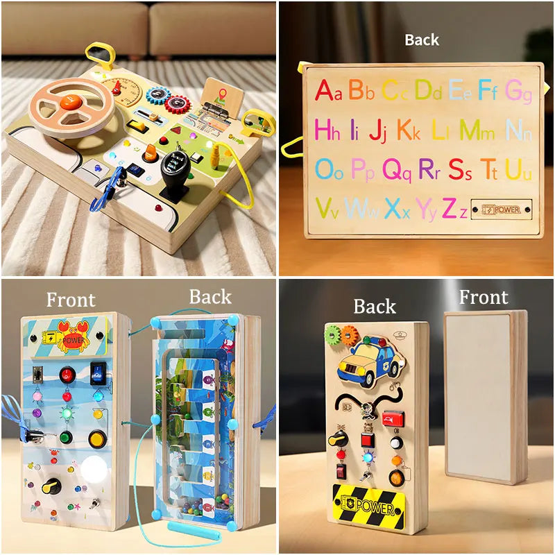 Tablero Montessori Sensorial
