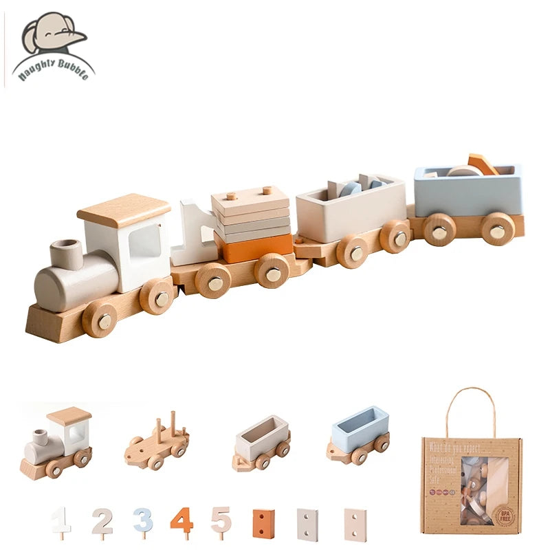 Tren de Madera para Bebés