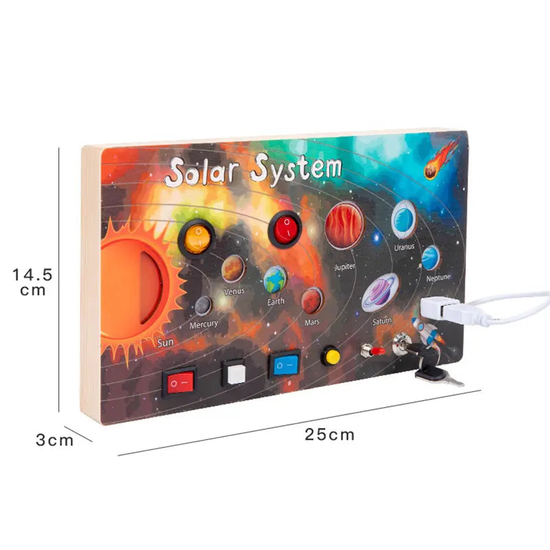 Tablero Montessori Sensorial