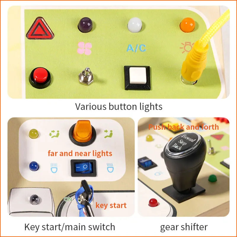 Tablero Montessori Sensorial