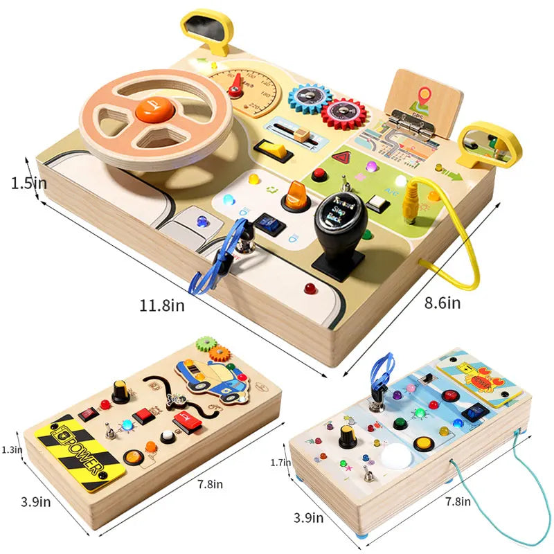 Tablero Montessori Sensorial