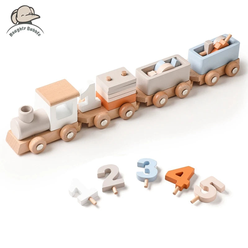 Tren de Madera para Bebés