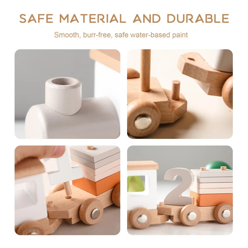 Tren de Madera para Bebés