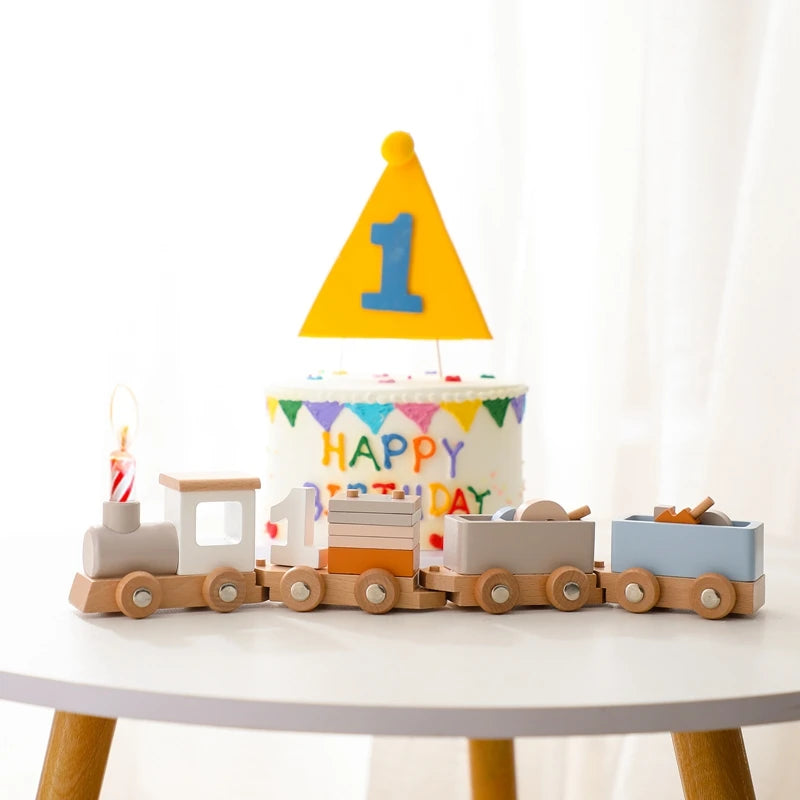 Tren de Madera para Bebés
