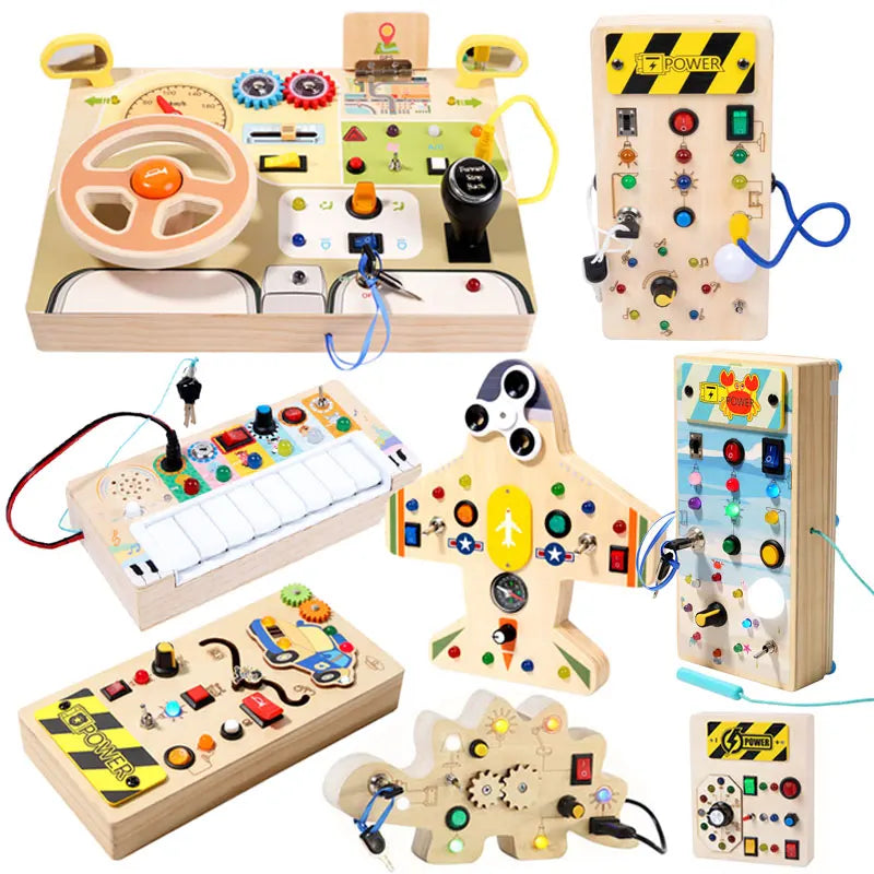 Tablero Montessori Sensorial