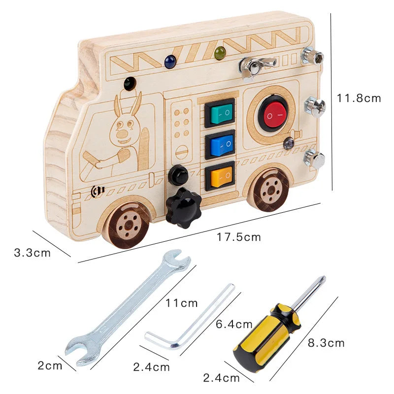Tablero Montessori Sensorial