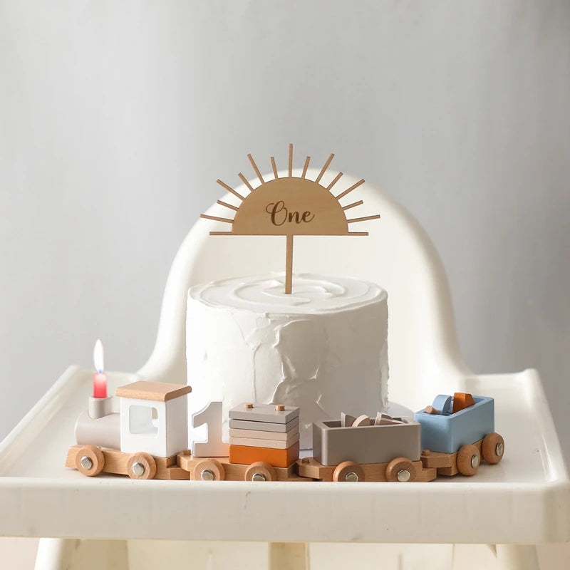 Tren de Madera para Bebés