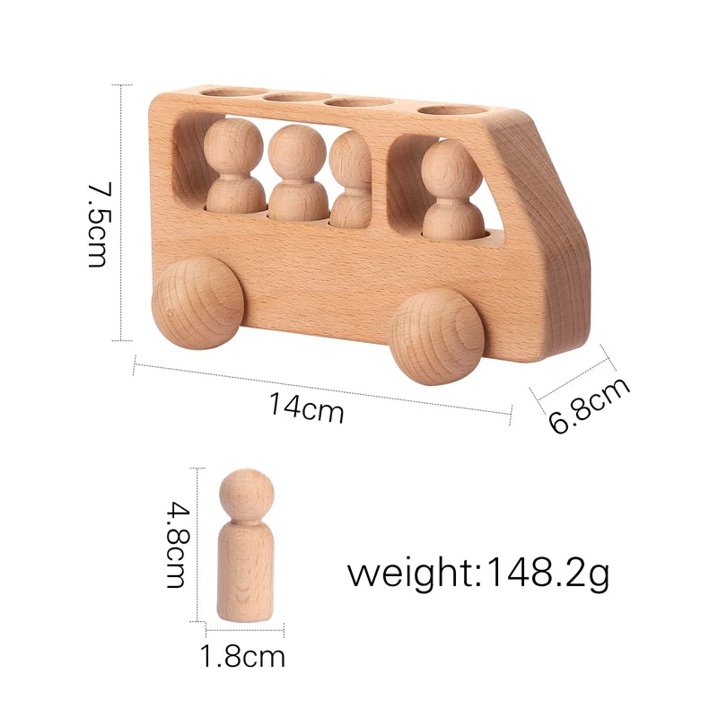Tren de Madera para Bebés
