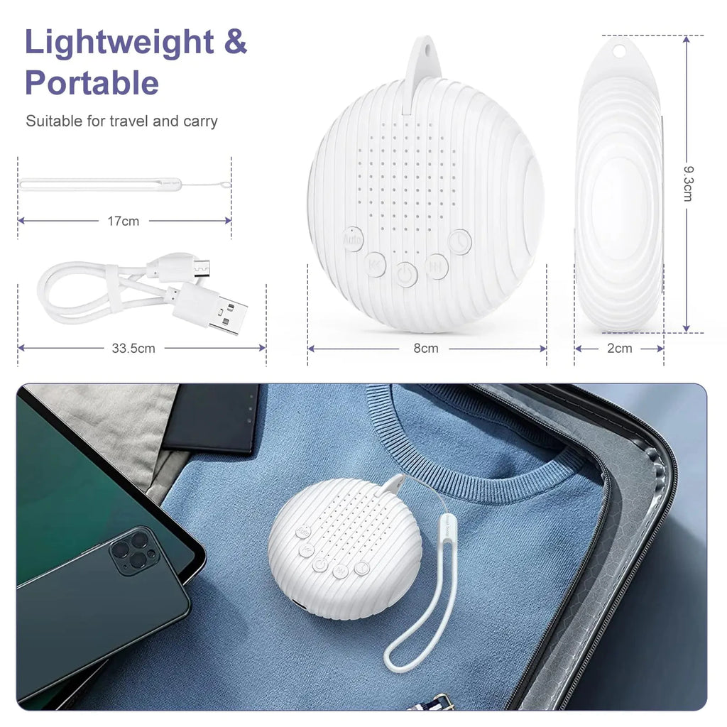 Máquina de Sonido Blanco Portátil para Bebés