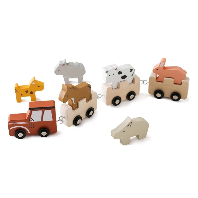 Tren de Madera para Bebés